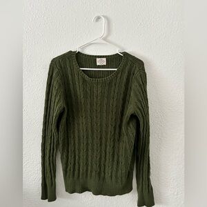 Green Knit Sweater